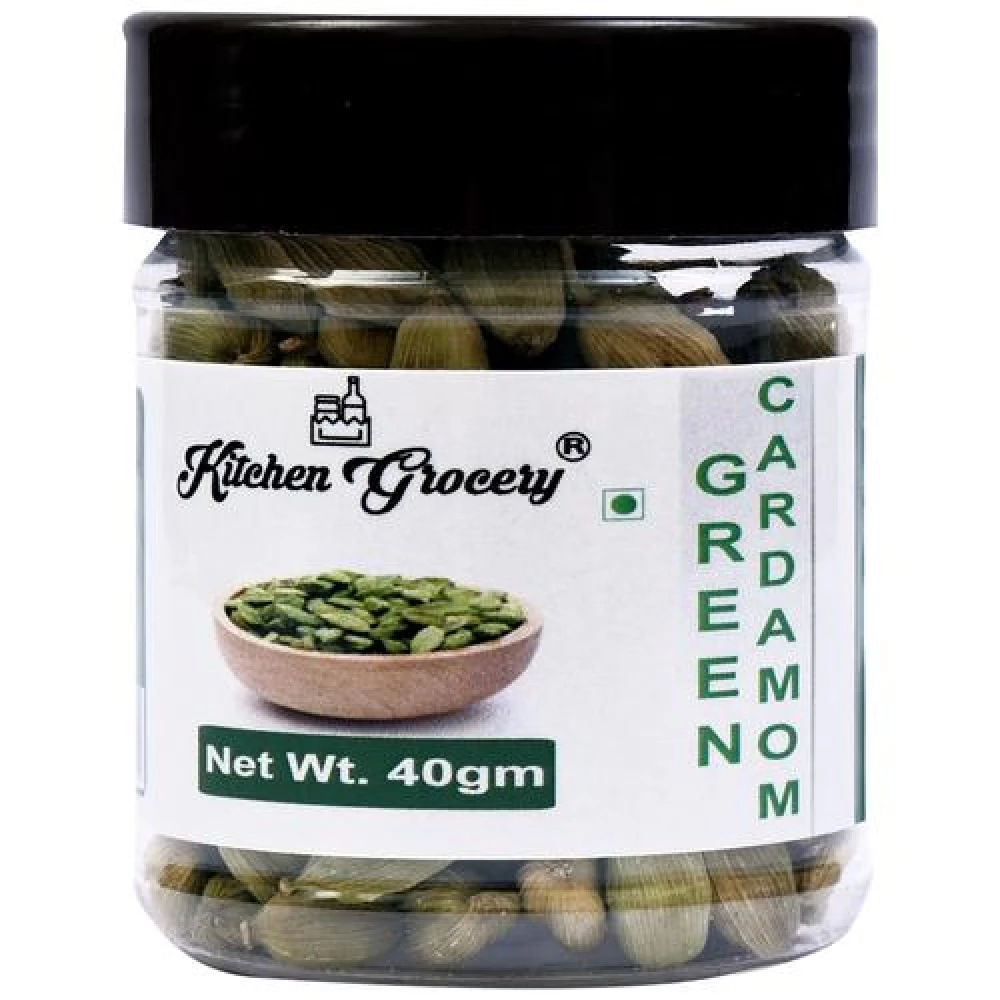 Kitchen Grocery Green Cardamom - Enhances Flavour, 40 g-1.webp